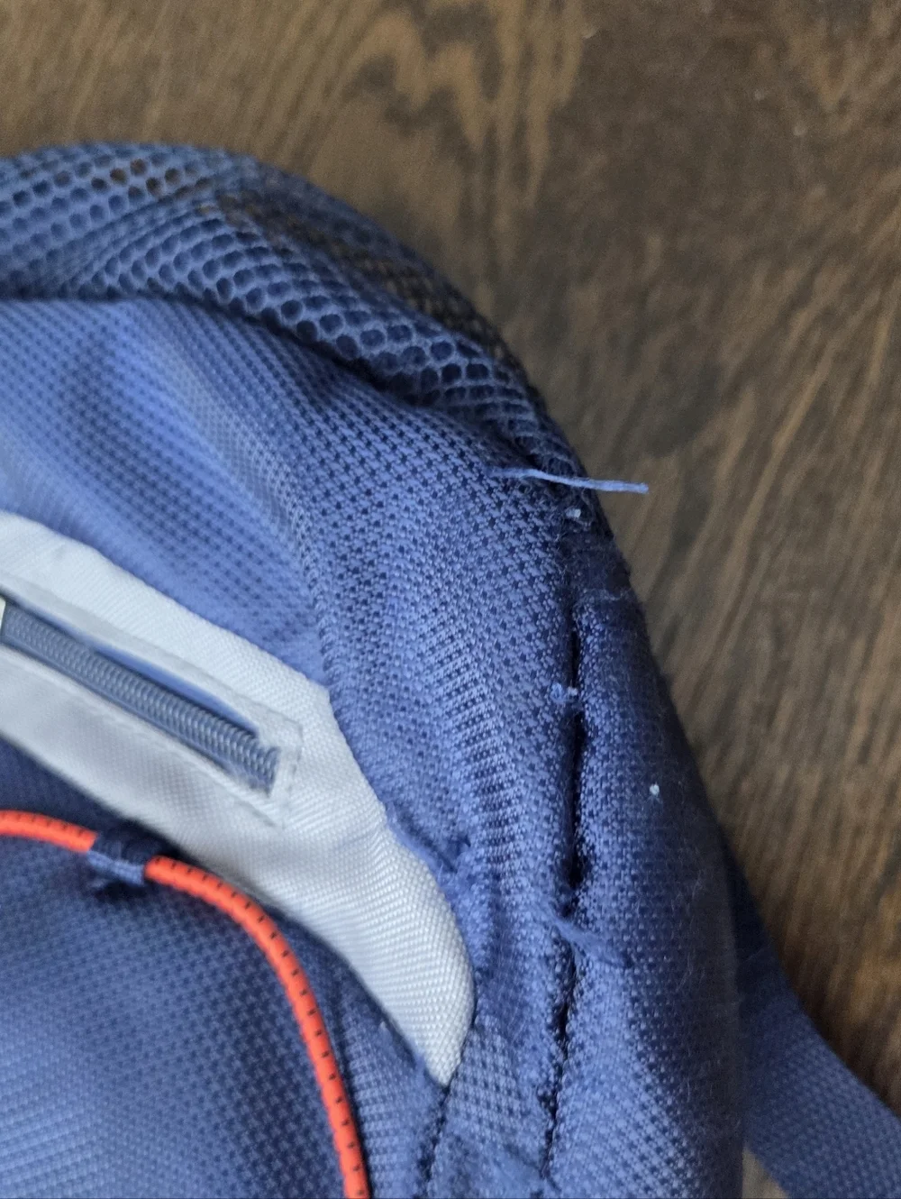 Old Navy Backpack Navy Blue with Orange Accents